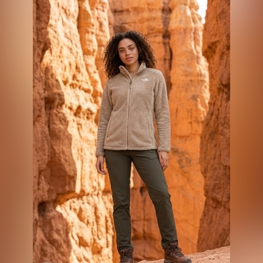 The North Face Women's Cozy Tan Teddy Jacket